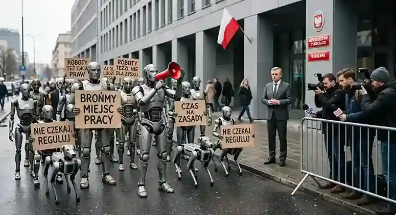 Роботы протестуют